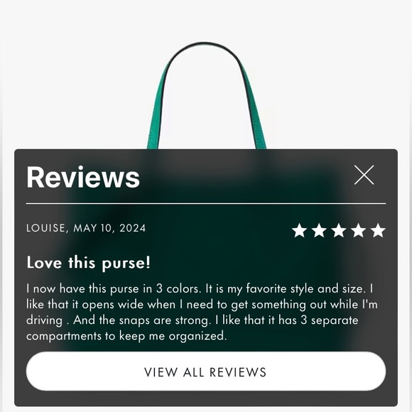 Kate Spade Harper Satchel /or Crossbody✨ Cilantro | kelly green summer leather - Picture 8 of 15